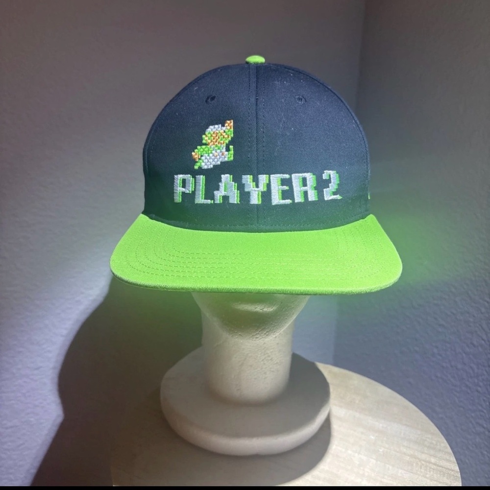 Super Mario Player 2 SnapBack - Black and Green